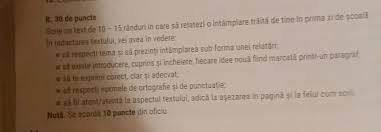 Scrie Un Text De 10 15 Randuri In Care SÄƒ Relatezi O Intamplare TrÄƒitÄƒ De Tine In Prima Zi De È™coalÄƒ Brainly Ro