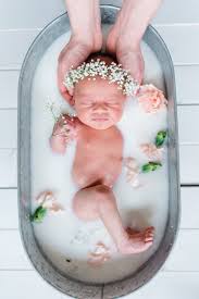 Register with us and we'll send an sms to 50 of your contacts to announce the birth of your baby. Beautiful Milk Bath Photography Baby Photoshoot Milk Bath Photography Baby Milk Bath