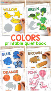 Printable Colors Quiet Book Color Activities Color Activities For Toddlers Quiet Book