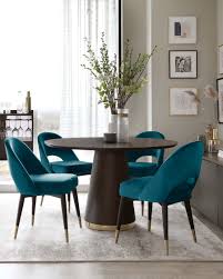 Ava oval back black wood dining chair. Clover Dark Green Velvet Dining Chair Danetti