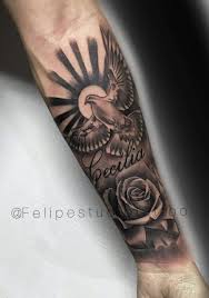 Like The Bird And Rays The Size And Shading Cool Forearm Tattoos Forearm Tattoo Men Tattoos For Guys