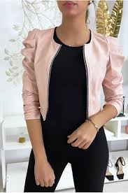 A wide variety of womens camel coats options are available to you, such as decoration, fabric type, and lining material. Short Pink Faux Leather Jacket Trendy Woman Easy To Wear