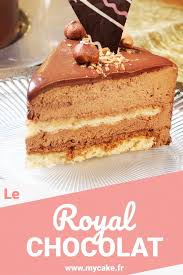 Le Royal Chocolat Ou Trianon Recette Du Cap Patissier Recette Royal Chocolat Patissiere Recette Patisserie
