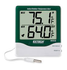 Extech 401014A: Big Digit Indoor/Outdoor Temperature Alert ...