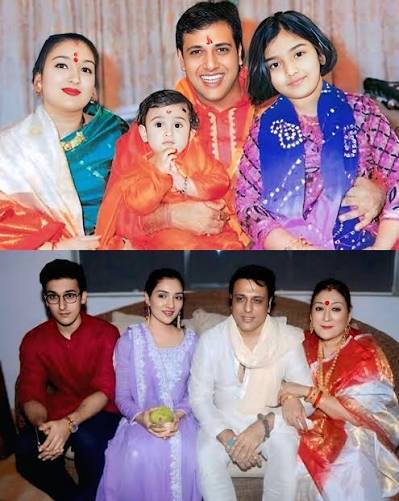 Govinda secretly married Sunita Ahuja in 1987 and kept it hidden for over a year, fearing it would damage his rising stardom. Couple has 2 children Tina and Yashvardhan Ahuja.
