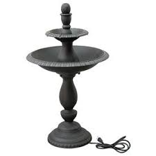 Fountains awesome outdoor garden or in store. The Sound Of Water Is A Wonderful Element In A Garden We Have This Simple Fountain At The Center Of Our Courtyard Fountain Outdoor Fountain Bird Bath Garden