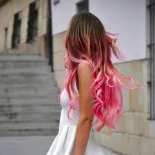 If you want a shade like pink, then use a deposit pink dye for about 15 minutes over the lightened ends. Ombre Via Tumblr Image 1042848 On Favim Com