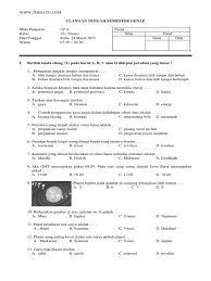 Soal uts ipa kelas 6 semester 2 dan kunci jawaban. Soal Lks Ipa Kls 6 Smester 1 Jawabanku Id