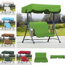 We're happy to give advice or guidance on where to place your outdoor swing for adults. Outdoor Garden Swing Bench Hammock Canopy Waterproof Top Cover Sunshade 2 Seater Chair Cover Sale Banggood Com
