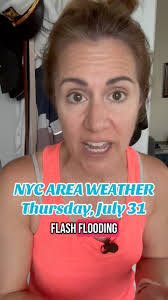 Incoming rain risks Thursday, July 31 #weatherforecast #nyc #weather #fypシ 