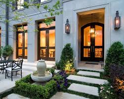 Gorgeous Exterior Courtyard House Exterior Outdoor Exterior