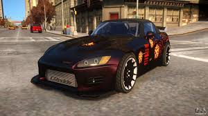 Пол уокер, вин дизель, мишель родригес и др. Fast And Furious 1 Honda S2000 Movie Car Fur Gta 4