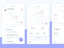Biker S Tracking App Ios App Design Tracking App App Design