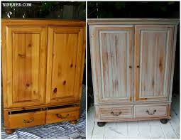 You can color wash over wood and have it show through for a beautiful aged effect. Nine Red School Of Restoration Color Wash