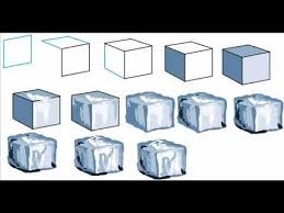 How To Draw An Ice Cube Easy Simple Step By Step Drawing Tutorial Ice Cube Drawing Ice Drawing Drawing Tutorial