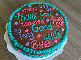 Farewell cake ideas for employee. Going Away Cake For My Coworker Going Away Cakes Farewell Cake Cake