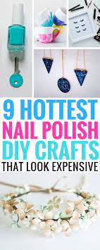 9 Hottest Diy Crafts You Can Do Using Nail Polish Craftsonfire Diy Nail Polish Nail Polish Crafts Crafts For Teens