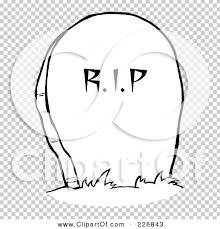 Printable coloring and activity pages are one way to keep the kids happy (or at least occupie. Royalty Free Rf Clipart Illustration Of A Coloring Page Outline Of A Stone Rip Tombstone In A Cemetery By Hit Toon 226843