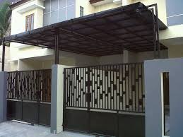 Agar tampilan pintu dan teralis tetap enak dilihat, padukan warna teralisnya dengan tampilan eksterior rumah kamu. Jasa Pagar Minimalis Bogor 081297736417 Barokah Mandiri Teknik I Info 081297736417