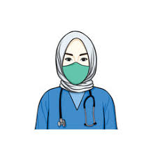 Ada yang butuh stiker seperti ini? Hijab Mask Vector Images Over 170