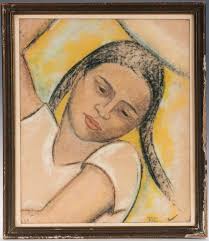 Sold at Auction: Margo Allen, Margo Allen Bronze Bust, Portrait with Archive