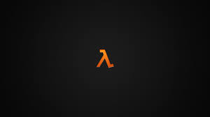 Minimalism Dark Video Games Lambda Orange Half Life Wallpaper Hd Wallpaper Free Background Photos Kaws Iphone Wallpaper