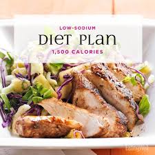 Lower your sodium intake with delicious and healthy meal ideas. Low Sodium Diet Plan 1 500 Calories Eatingwell