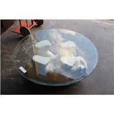 I want one of these so bad! Polar Bear Glass Top Coffee Table