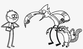 A série gira em torno de luna, uma garota de 6 anos que ama ciências, e que acredita que a terra é um enorme laboratório onde ela pode descobrir diversas curiosidades. Fotos Do Rigby Desenho Apenas Um Show Para Colorir Transparent Png 900x504 Free Download On Nicepng