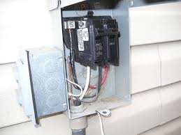 It extends out of the wall which will be covered by the layer of tile or drywall. Double On Ac Disconnect Electrical Inspections Internachi Forum
