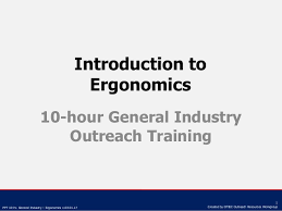 introduction to ergonomics by osha