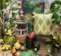In between the thick vegetation, different species of birds, from bold. Jungle Prints For Your Home