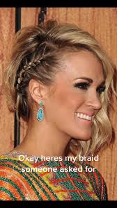 Older White Lady Jill Braiding Hair