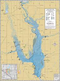 castle rock lake wall map