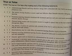 Solved True Or False Circle T For True Or F For False Aft Chegg Com