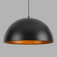 Lineaire blackened bronze 7 bulb pendant light. Black Bronze Metal Dome Pendant Lamp