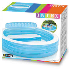 Jardin Intex 57190np Piscine Gonflable Avec Fauteuil 224x216x76 Cm 590l