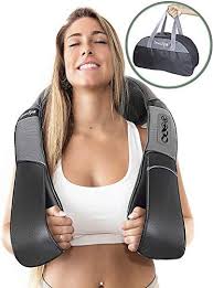Shiatsu Back Shoulder And Neck Massager With Heat Deep Tissue Kneading Back Massager For Neck Shoulders F In 2020 Neck Massage Back Massager Neck And Back Massager