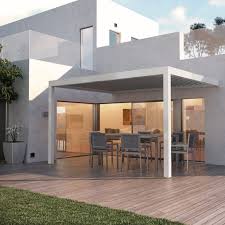 Pergola Alluminio Addossata Spell Bianco L 300 Cm X P 392 Cm H 2 42 M Prezzo Online Leroy Merlin Pergola Design Della Facciata Piccola Veranda