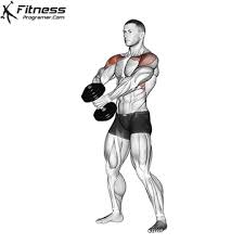 Lift one leg off the ground and keep the balance on the opposite leg. Shoulder Workout Intermediate Level Fitness Program Builder