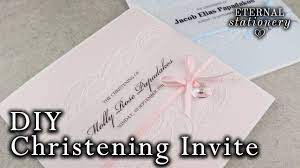Fix your images, add stunning filters and edit text. How To Make A Cute Christening Baptism Invitation Card With Swarovski Elements Diy Invitations Youtube