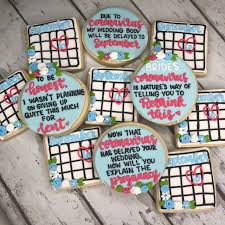 Shop zazzle's luxurious range of shower custom wedding invitations. Corona Virus Wedding Cookies Hayley Cakes And Cookieshayley Cakes And Cookies