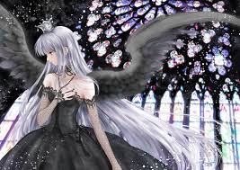 Anime Angel With Black And White Wings Pin By Ashley Chenoweth On Shiitake Dark Anime Angel Wings Anime Gothic Anime
