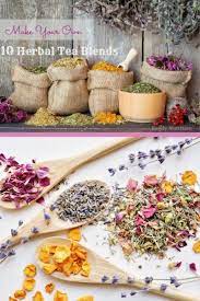 Make Your Own 10 Herbal Tea Blends You Can Grow In Your Garden Herbal Tea Homemade Tea Tea Blends