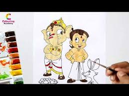 Chhota bheem & ganesh is an indian animated movie featuring bheem, the star of the indian lord ganesh comes down on earth to help his companion. Chhota Bheem And Ganesh Drawing Drawing For Kids Ganesha Myhobbyclass Com Learn Drawing Painting And Have Fun With Art And Craft