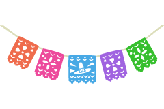 Papel Picado Papel Picado Dia De Muertos Png Sobres De Papel