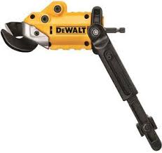 Black And Decker Sawzall Lowes New Dewalt Shear Attachment Works With Your Drill Or Impact Driver Cordless Impact Drill Dewalt Metal Shears