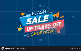 Premium Flash Sale Colorful Sale Banner Label Discount Sale Promo Sale Card Illustration Download In Png Vector Format Card Illustration Sale Banner Illustration