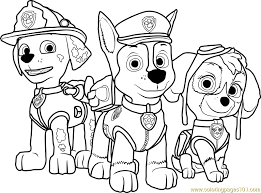 These pumpkin coloring pages are great for halloween, fall, and thanksgiving. Paw Patrol Coloring Page For Kids Free Paw Patrol Printable Coloring Pages Online For Kids Coloringpages101 Com Coloring Pages For Kids