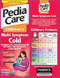 Pediacare Childrens Multisymptom Cold Dextromethorphan